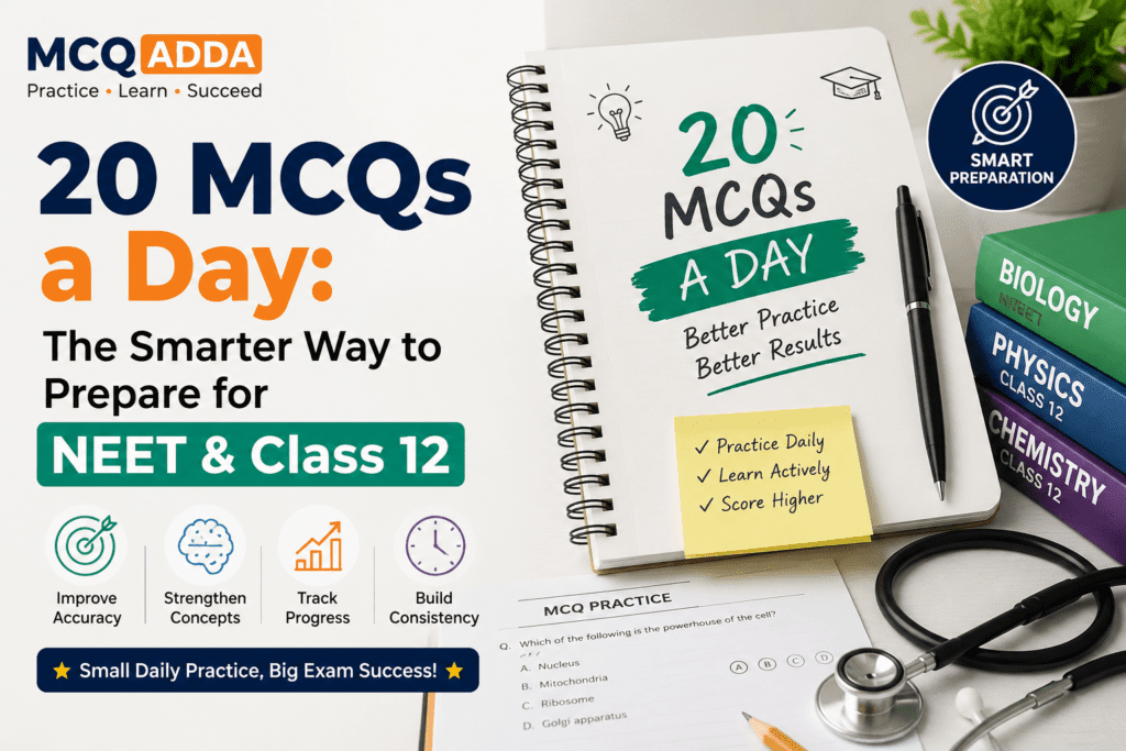 20 MCQs a Day: The Smarter Way to Prepare for NEET & Class 12