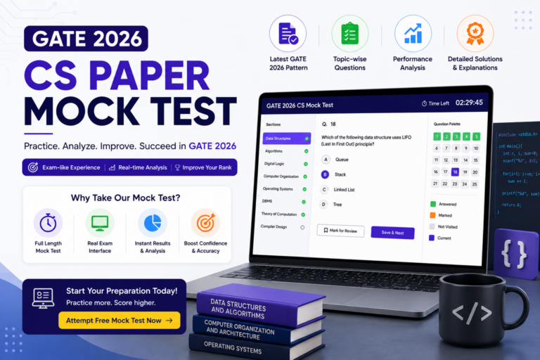 GATE 2026 Computer Science (CS) Solved Paper - MCQAdda