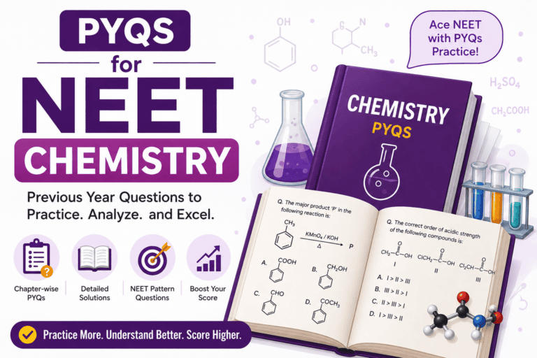 NEET Chemistry PYQs 2025: 95 Solved Questions - Online Practice